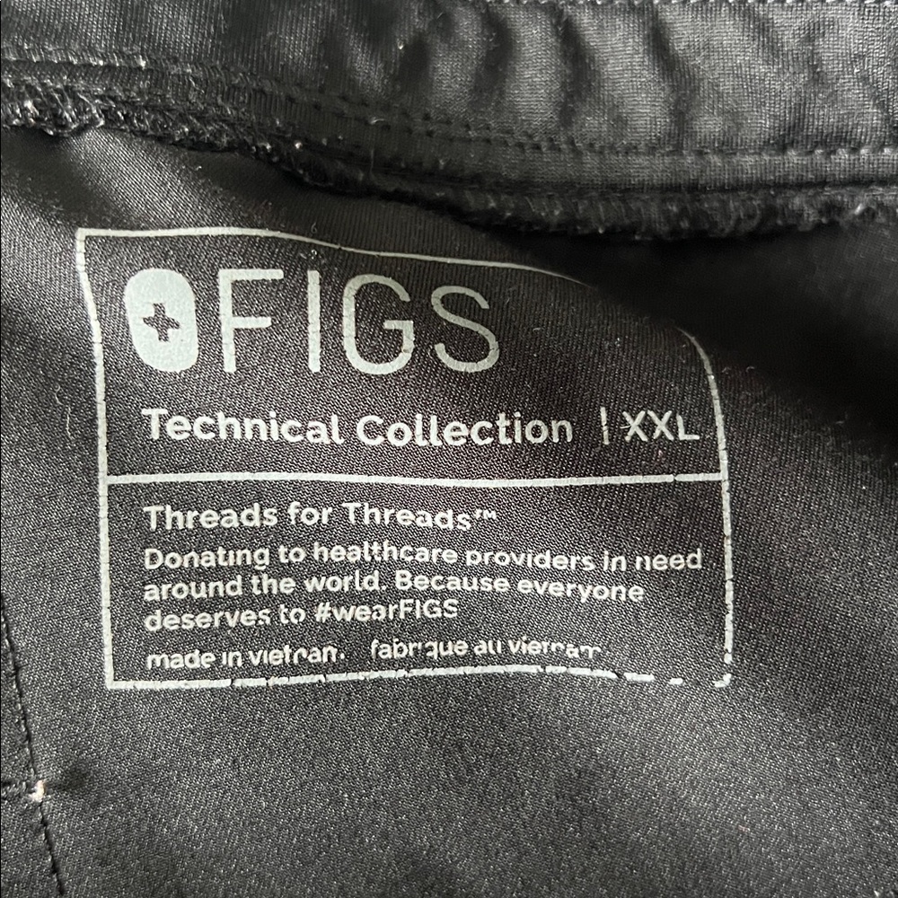 Figs Zamora Joggers Scrub Pants Black Size XXL - Picture 4 of 4